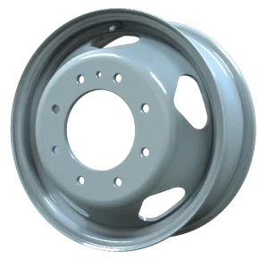 Envy Wheels – Dually Steel Wheel – Grey – 17″x6.5″ 135mm – All weather Wheels – NX42784